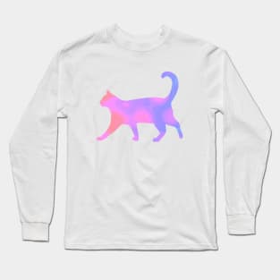 ABSTRACT Cute Cat Lover Long Sleeve T-Shirt